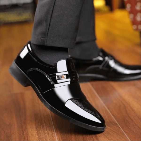 Black Casual Leather Shoes